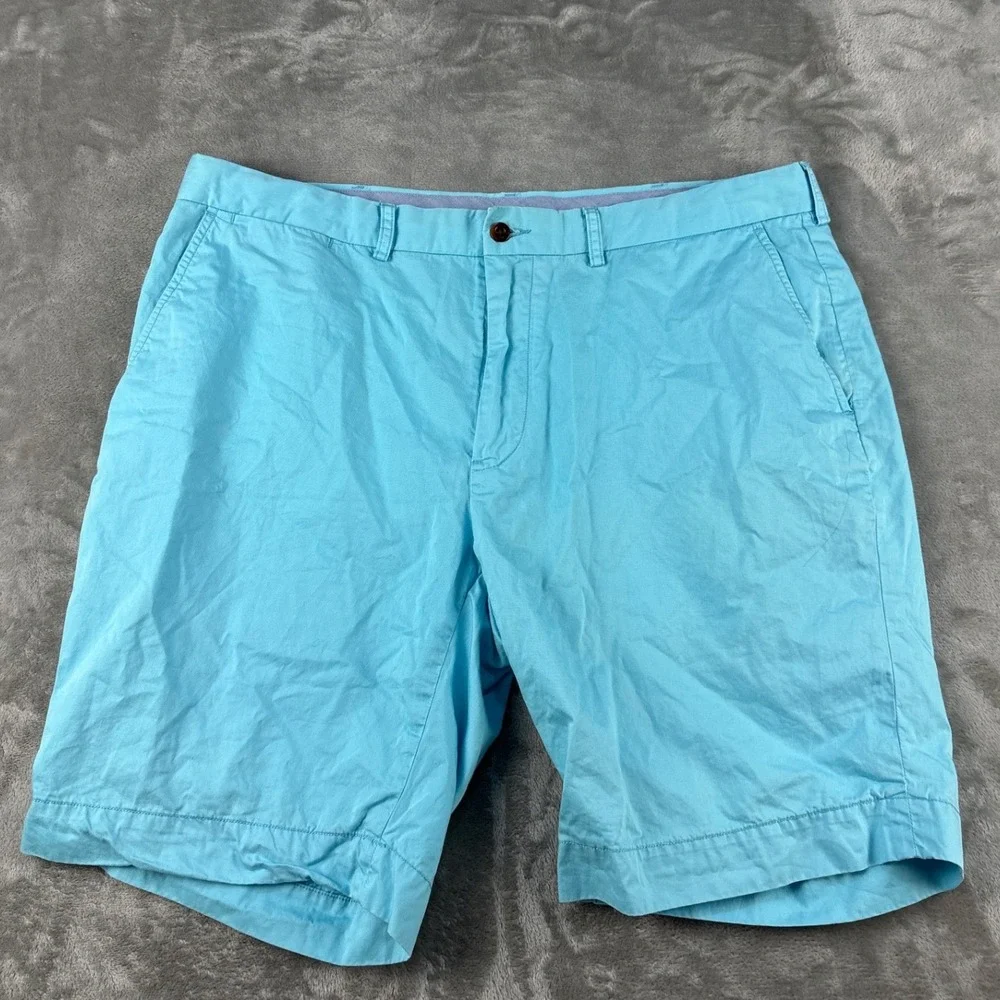 Polo Ralph Lauren Shorts Mens 38 Classic Fit Light Blue Cotton EUC